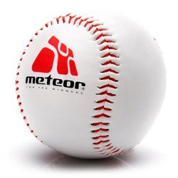 Piłka do baseball skóra syntetyczna 130g Meteor 