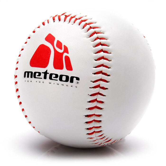 Piłka do baseball skóra syntetyczna 130g Meteor 