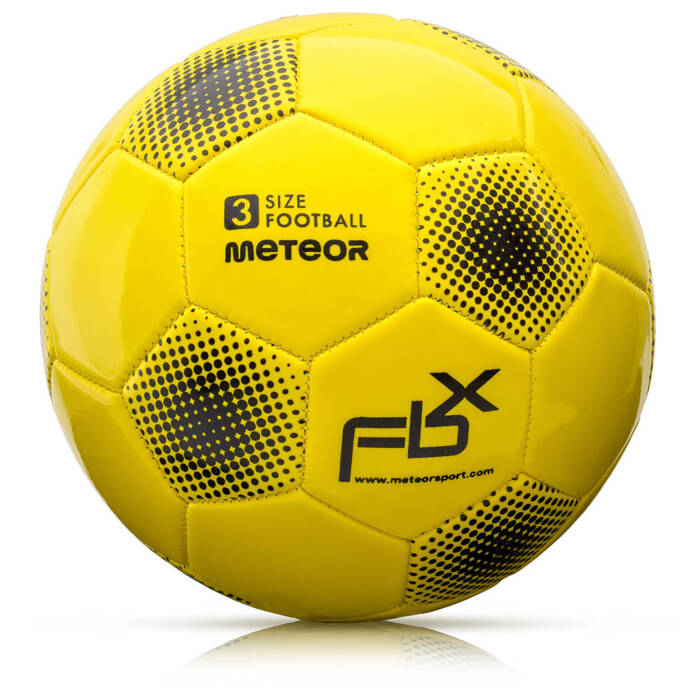 Piłka nożna Meteor FBX 3 neonowa żółty