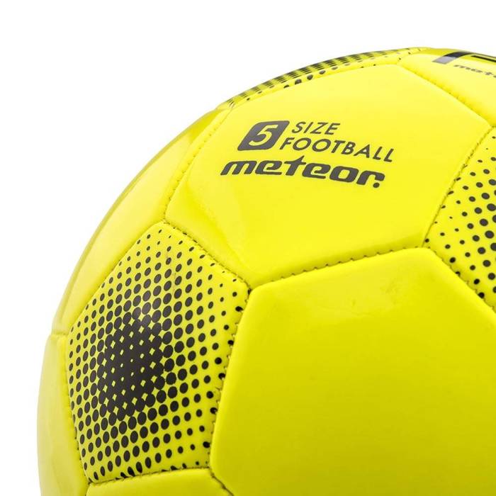 Piłka nożna Meteor FBX 5 neonowy żółty