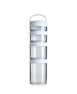 Pojemnik na odżywki Blender Bottle GoStak 350ml biały