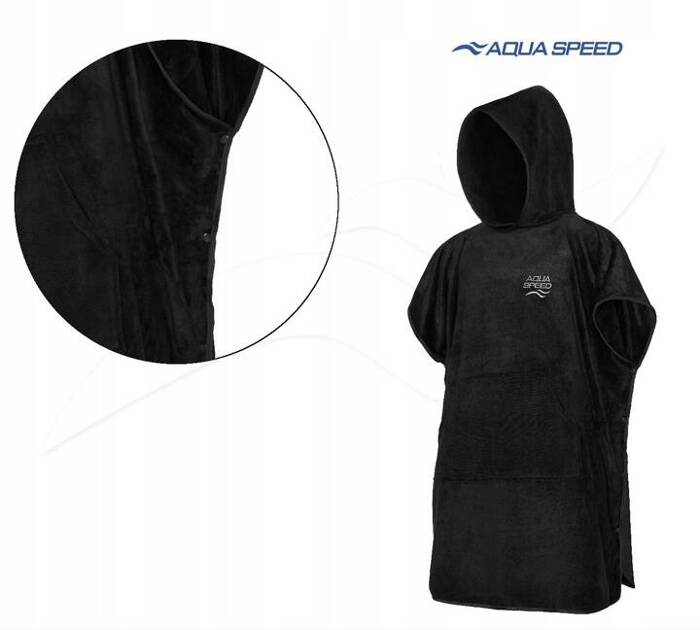 Ponczo - ręcznik z mikrofibry dla dorosłych Aqua Speed L kol. 07