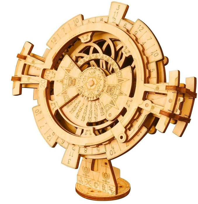 ROBOTIME Drewniany Model Puzzle 3D Kalendarz