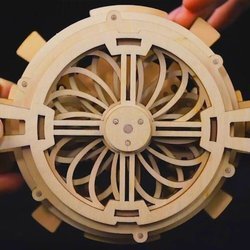 ROBOTIME Drewniany Model Puzzle 3D Kalendarz