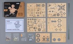 ROBOTIME Drewniany Model Puzzle 3D Projektor + Film