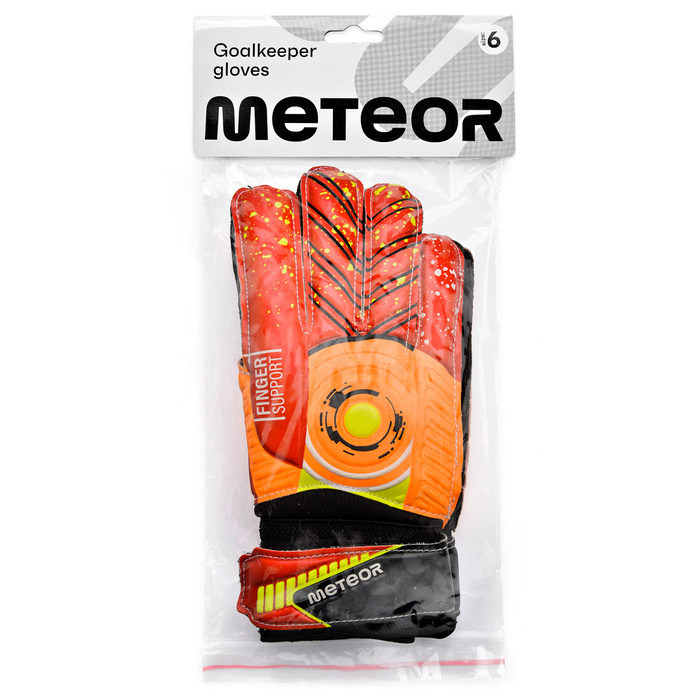 Rękawice bramkarskie Meteor Defence 4 czarny