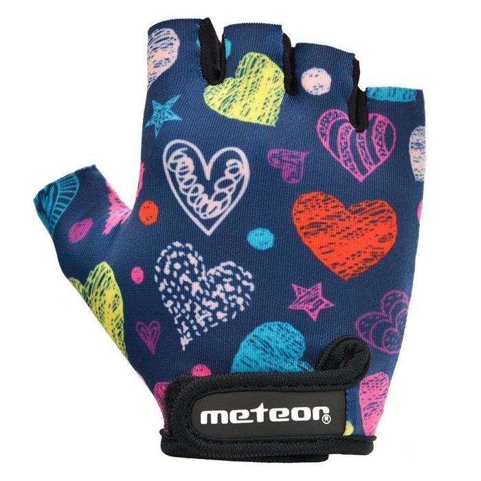 Rękawiczki rowerowe Meteor Hearts XS