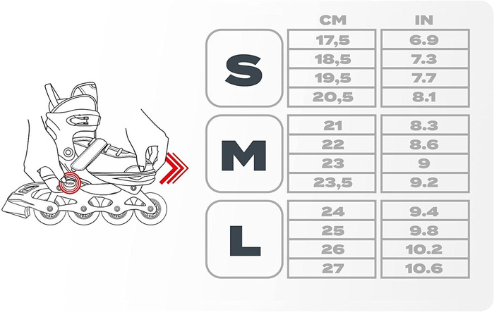 Rolki Meteor 4w1 Hollyhock M 34-37