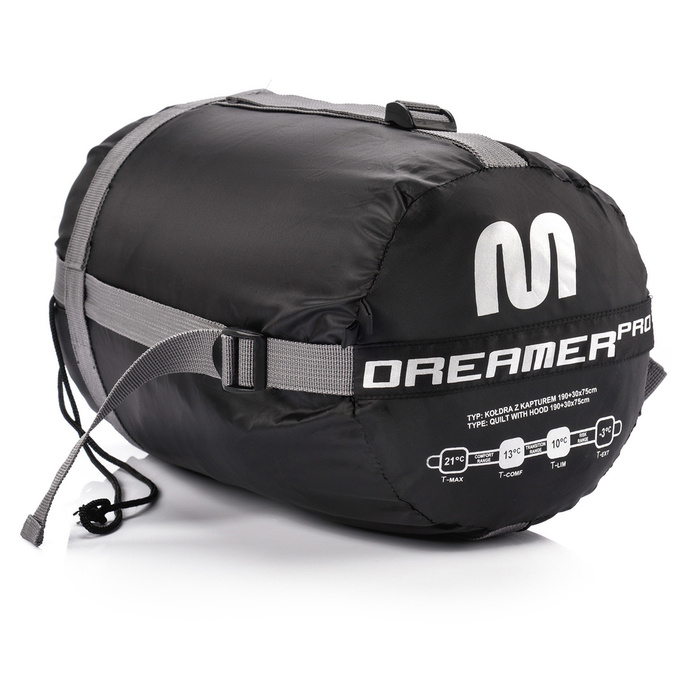 Śpiwór Meteor Dreamer Pro R czarny