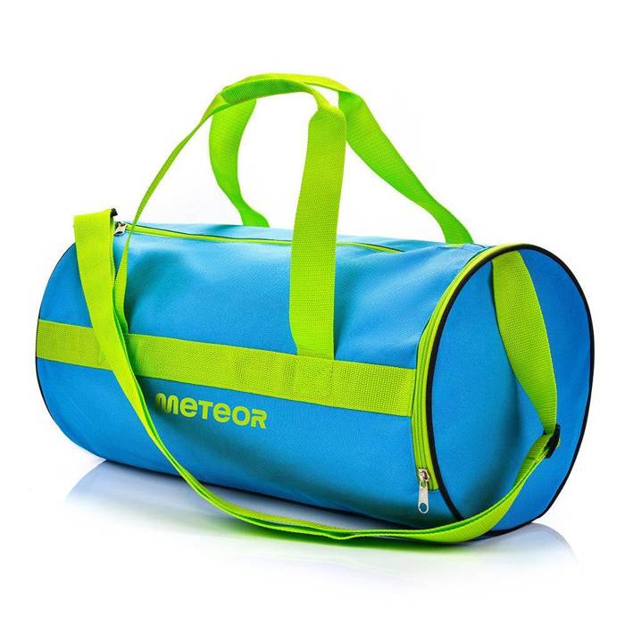 Torba fitness Meteor Siggy niebieski/zielony