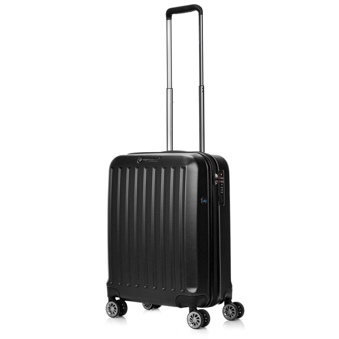 Walizka Kabinowa SwissBags Cosmos 55cm Czarna