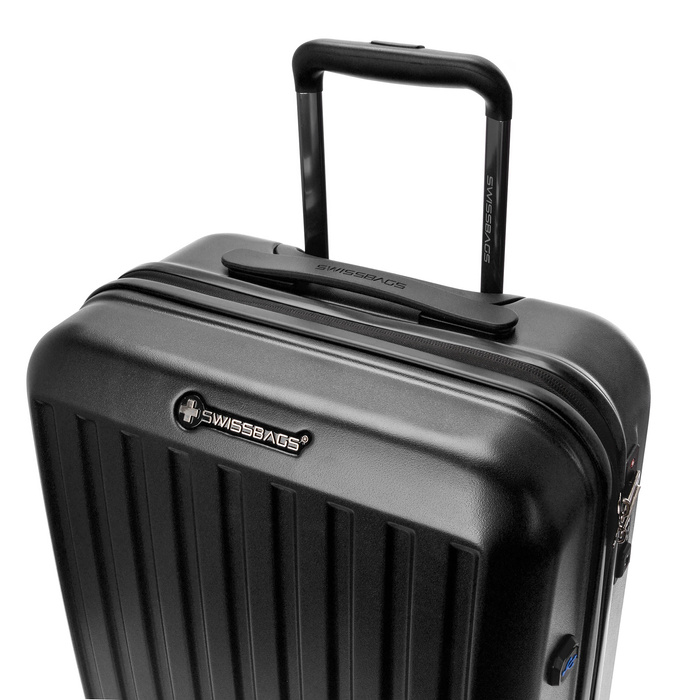 Walizka Kabinowa SwissBags Cosmos 55cm Czarna