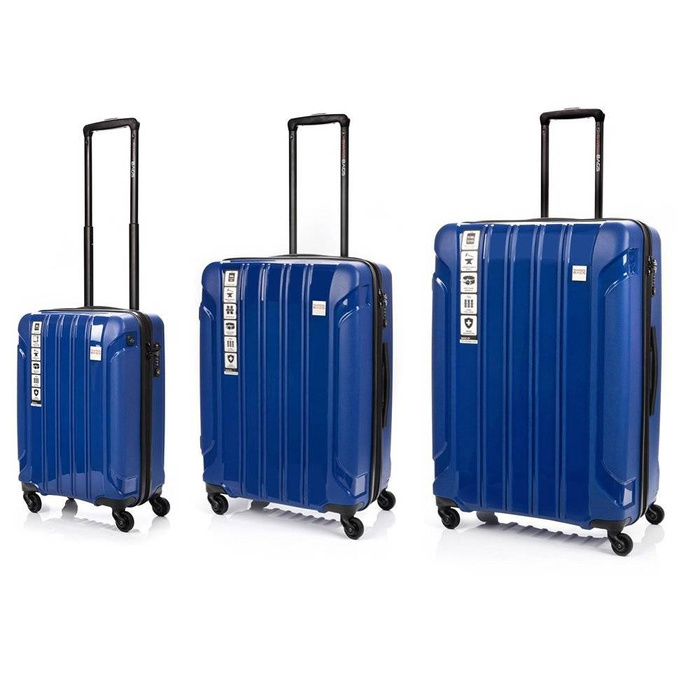 Zestaw Walizek TOURIST S,M,L Granatowy